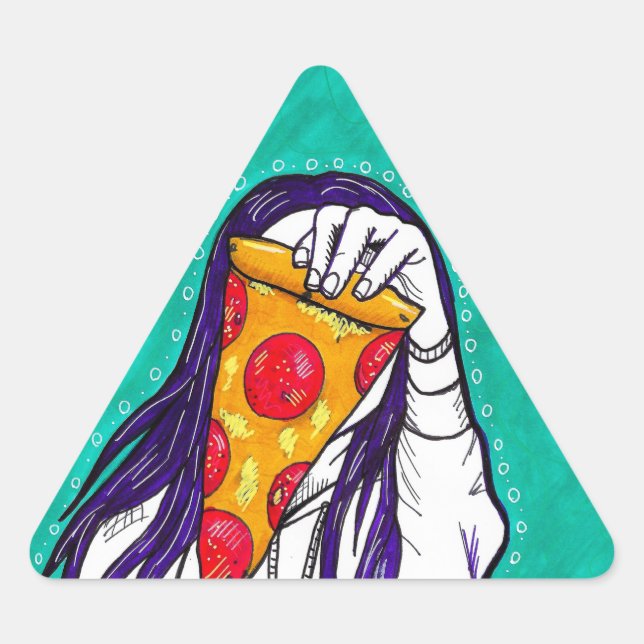 "Pizza" Sticker (Front)