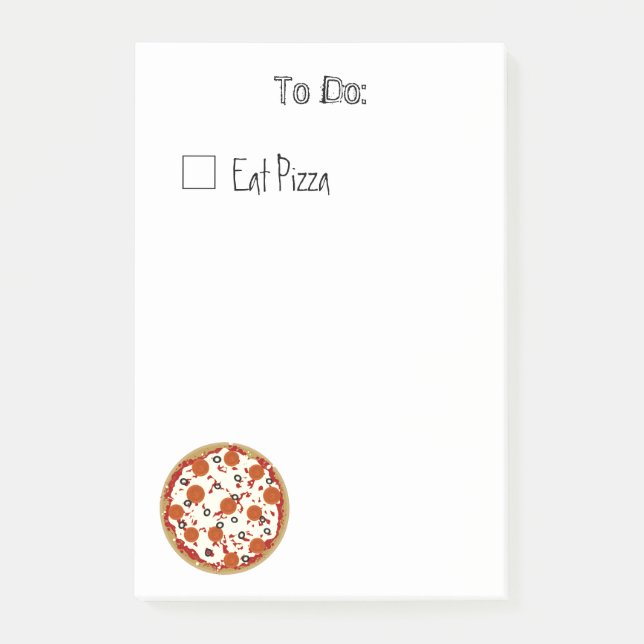 Pizza Sticky Notes (Front)