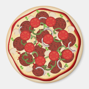 Pizza Supreme Magnet
