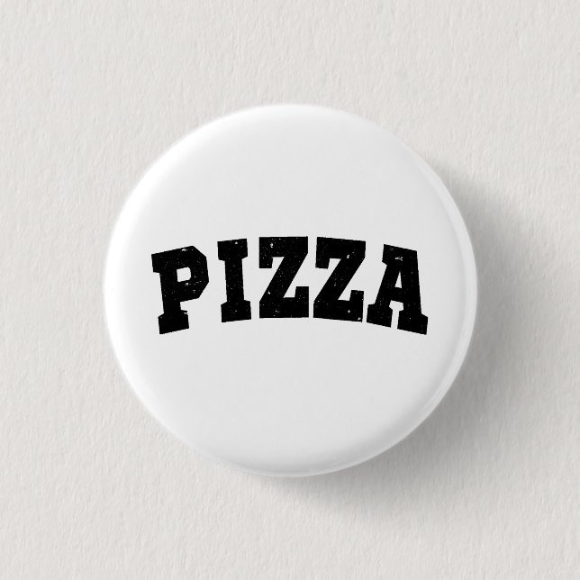 Pizza T-Shirt Trucker  3 Cm Round Badge (Front)