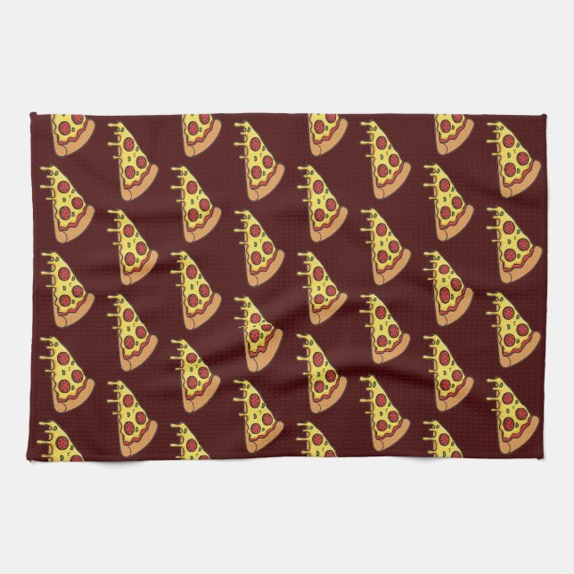 pizza tea towel (Horizontal)