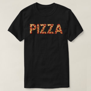 PIZZA Text T-Shirt