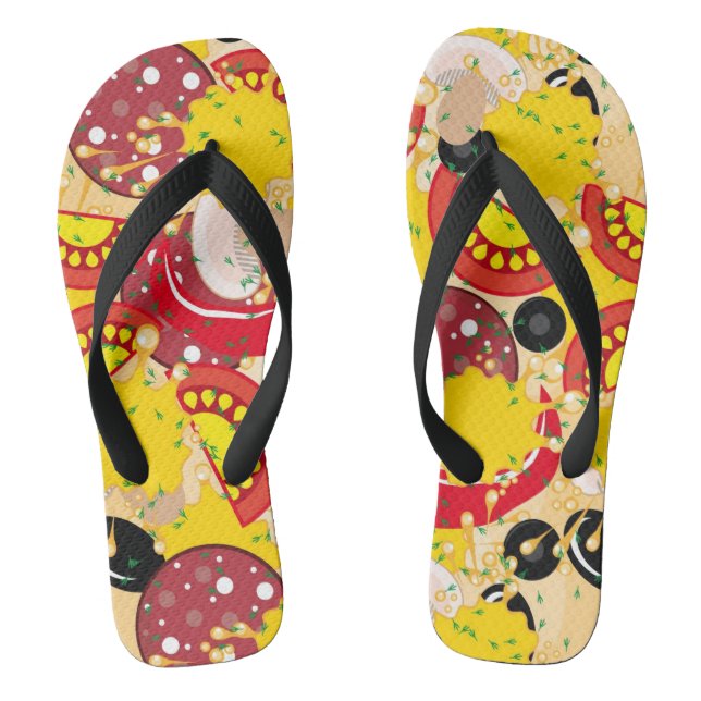 Pizza Thongs (Footbed)