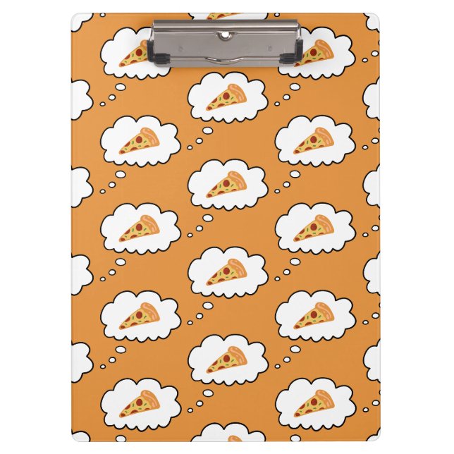 Pizza Thoughts Clipboard (Front)