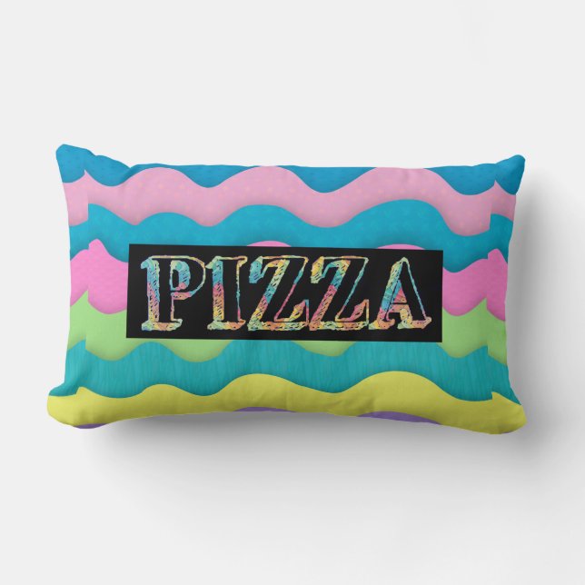 Pizza Throw Pillow (Front)