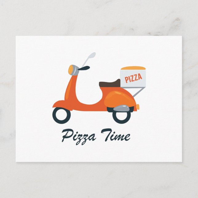 Pizza Time Postcard (Front)