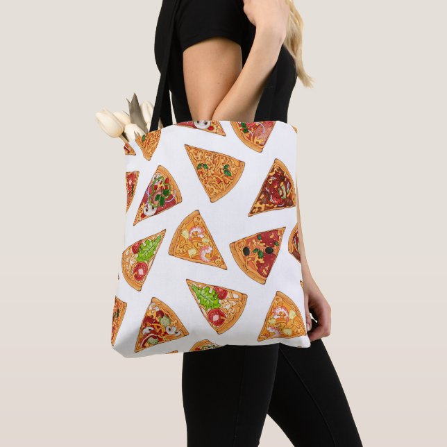 Pizza  tote bag (Close Up)
