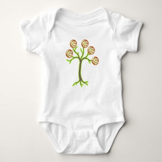 pizza tree baby bodysuit