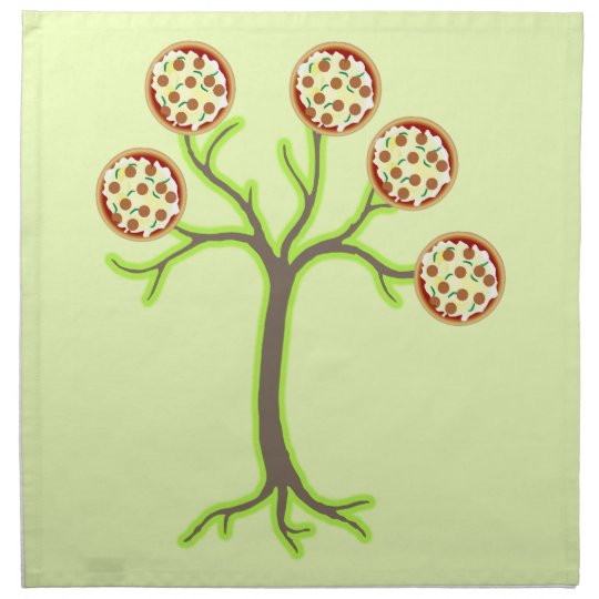 pizza tree napkin