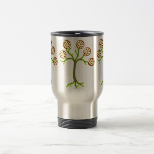 pizza tree travel mug