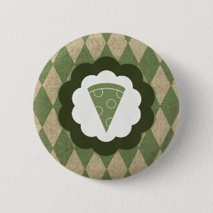 pizza vintage 6 cm round badge
