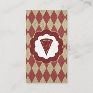 pizza vintage business card