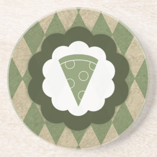 pizza vintage coaster