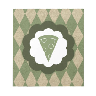 pizza vintage notepad