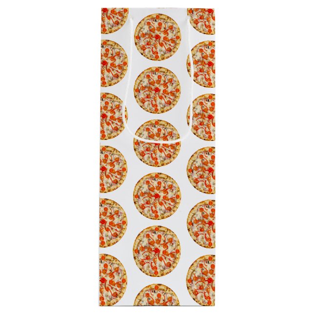 Pizza Wine Gift Bag (Front)
