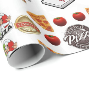 Pizza wrapping glossy paper