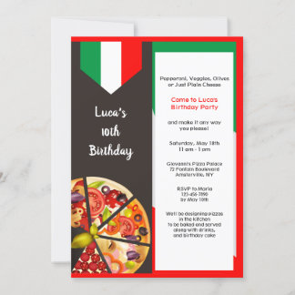 Pizza Your Way invitation