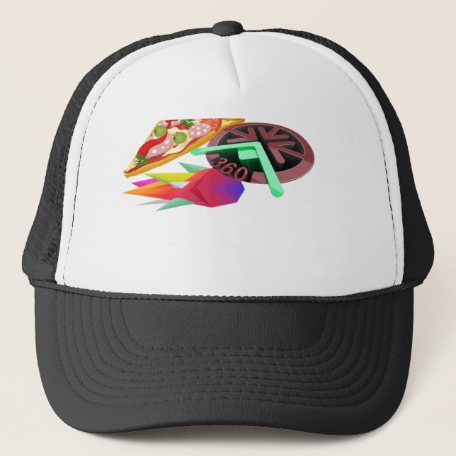Pizzaaa Trucker Hat (Front)