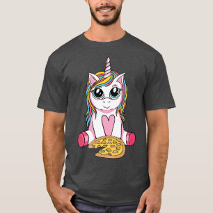 Pizzacorn Graphic Pizza Lover Eating Italian Food  T-Shirt