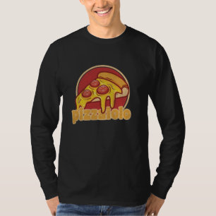 pizzaiolo funny pizza maker gift pie illustration T-Shirt
