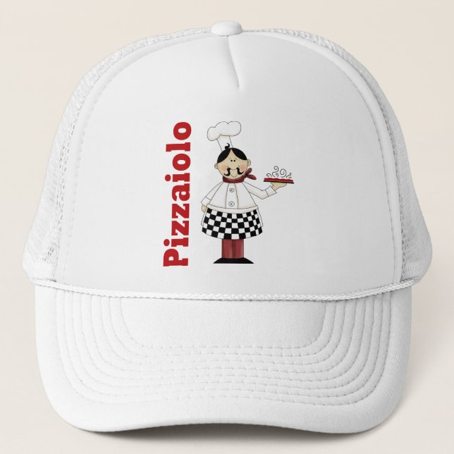Pizzaiolo Pizza Chef Trucker Hat (Front)