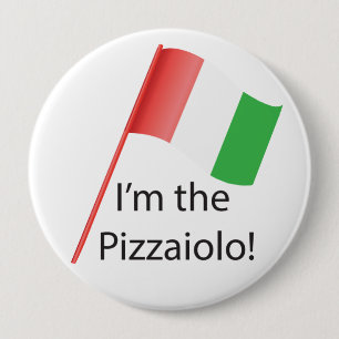 Pizzaiolo round badge