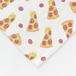 Pizzas Fleece Blanket