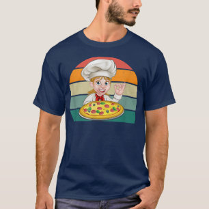 Pizzas Salami Ham Mushroom Tomato Italy Oven Pizze T-Shirt