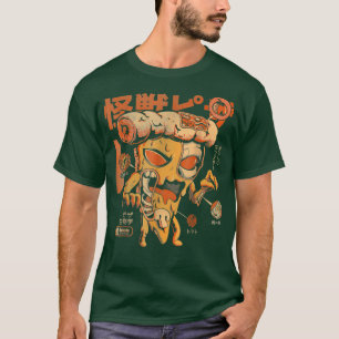 Pizzazilla X Ray Kaiju Monster Fast Food Japanese T-Shirt