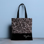 Pizzazz Personalised Tote Bag<br><div class="desc">Oh wow! Step out in designer style with this dotty pattern. Personalise with your own name or remove text. Designed for you by Evco Studio.</div>