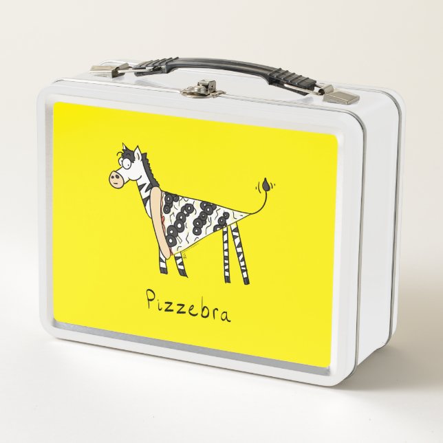 Pizzebra Pizza Zebra Lunch Box (Front)