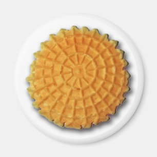 Pizzelle cookie magnet