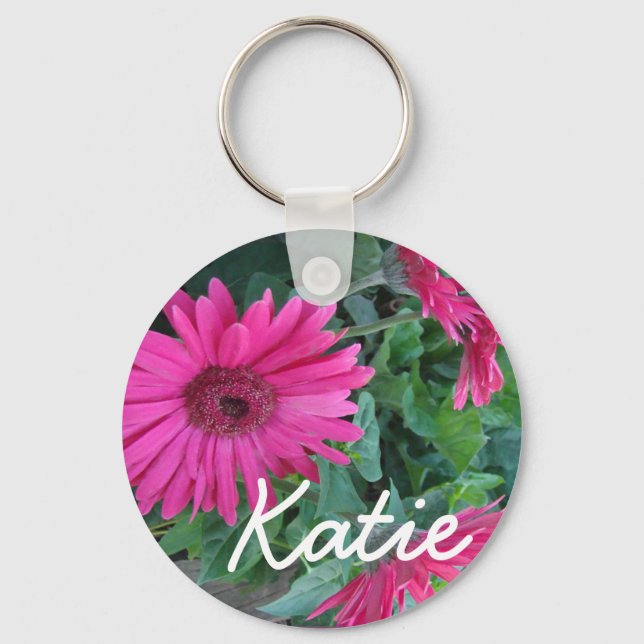 Pk Gerbers keychain-customise Key Ring (Front)