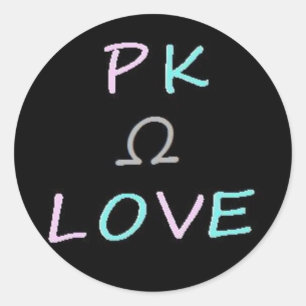 PK Love Omega Sticker
