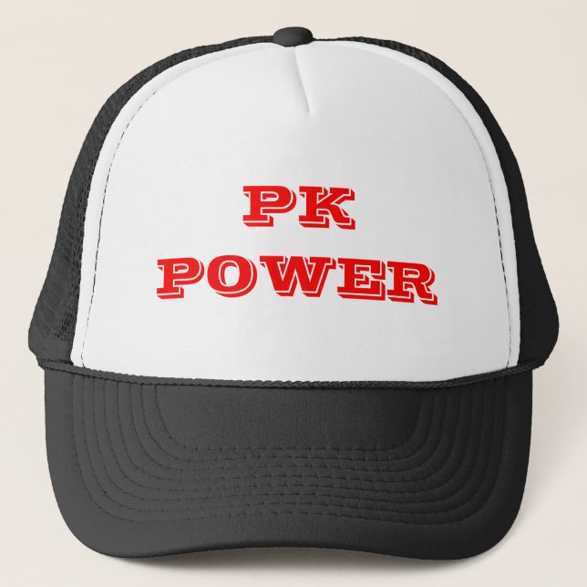 PK POWER TRUCKER HAT (Front)