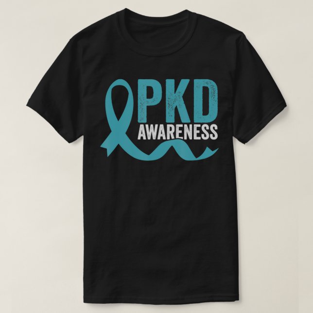 PKD Awareness Polycystic Kidney Disease Warrior Fi T-Shirt (Design Front)