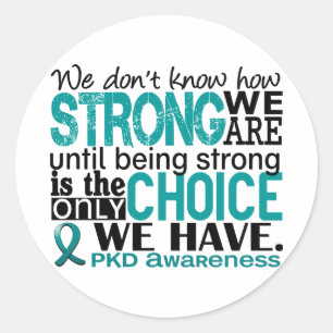 PKD How Strong We Are Classic Round Sticker