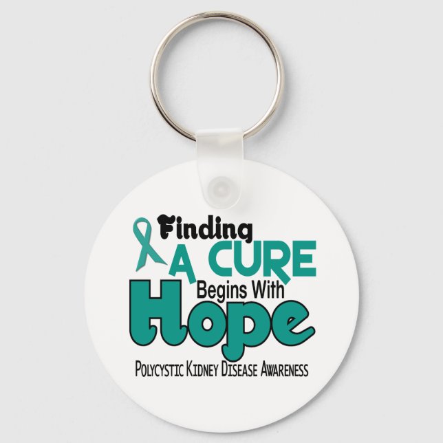 PKD Polycystic Kidney Disease HOPE 5 Key Ring (Front)