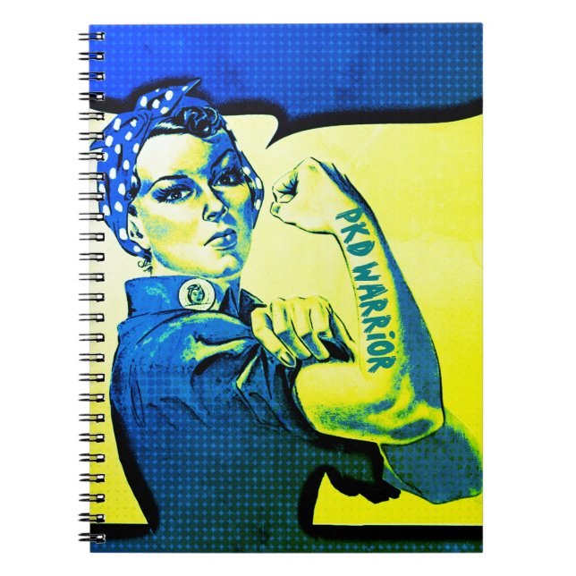 PKD WARRIOR Journal - Food Diary - Retro Woman (Front)