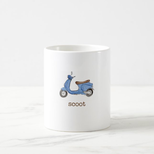 PKM Mug Blue Scooter (Center)
