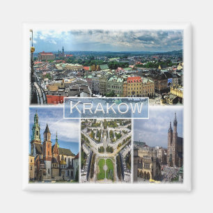 PL * Poland - Krakow Poland Polska Magnet