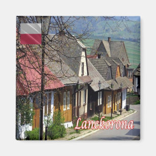 PL - Poland - Lanckorona - Panorama Magnet