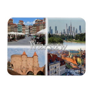 PL Poland Polska - Warsaw Warszawa - Magnet