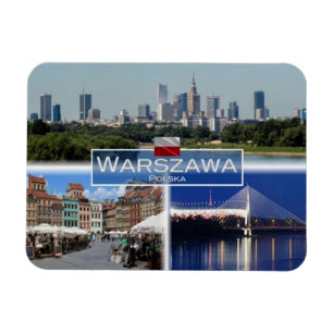 PL Poland Polska - Warszawa Warsaw - Magnet