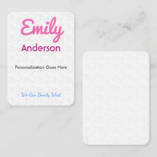 Place Cards Custom Printed Guest Seating Elegant