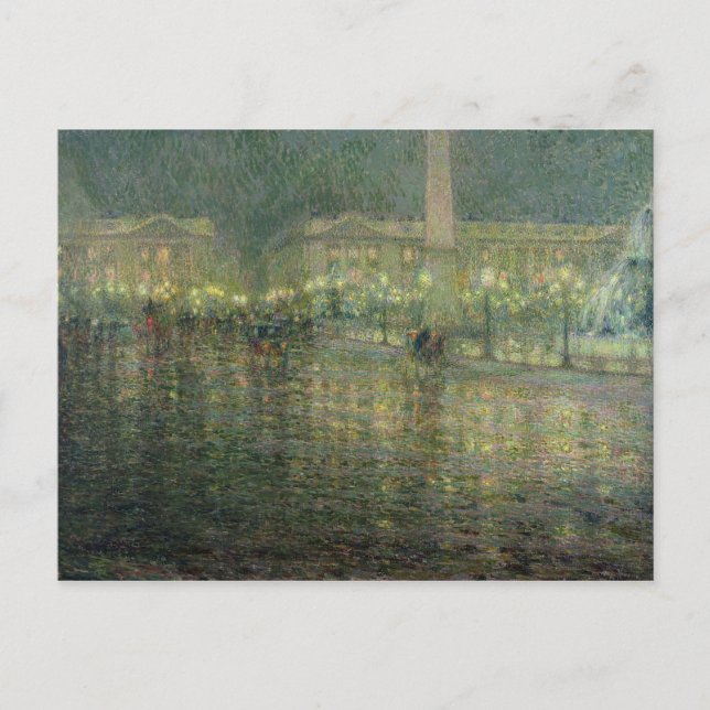 Place de la Concorde, c.1909 Postcard (Front)