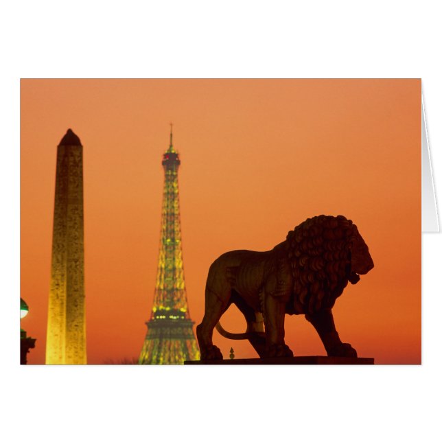 Place de la Concorde; Eiffel Tower; Obelisk; (Front Horizontal)