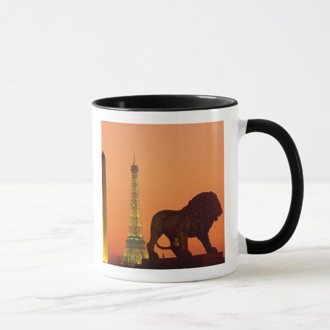 Place de la Concorde; Eiffel Tower; Obelisk; Mug (Right)