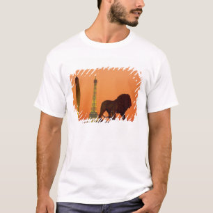 Place de la Concorde; Eiffel Tower; Obelisk; T-Shirt