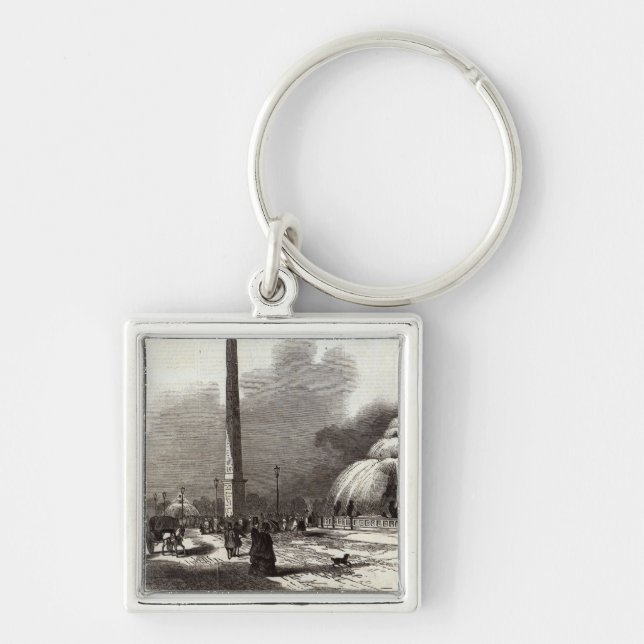 Place de la Concorde, Paris Key Ring (Front)
